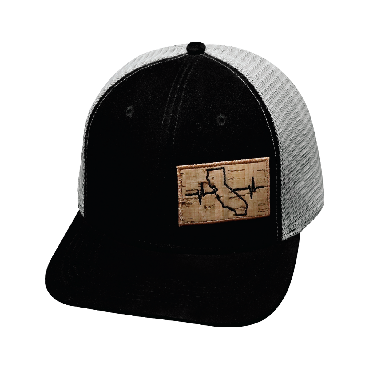 California Hat, Baseball Hat, Snapback Hat, Suede, Black, Gray, Mens Hat, Womens Hat, Front Picture