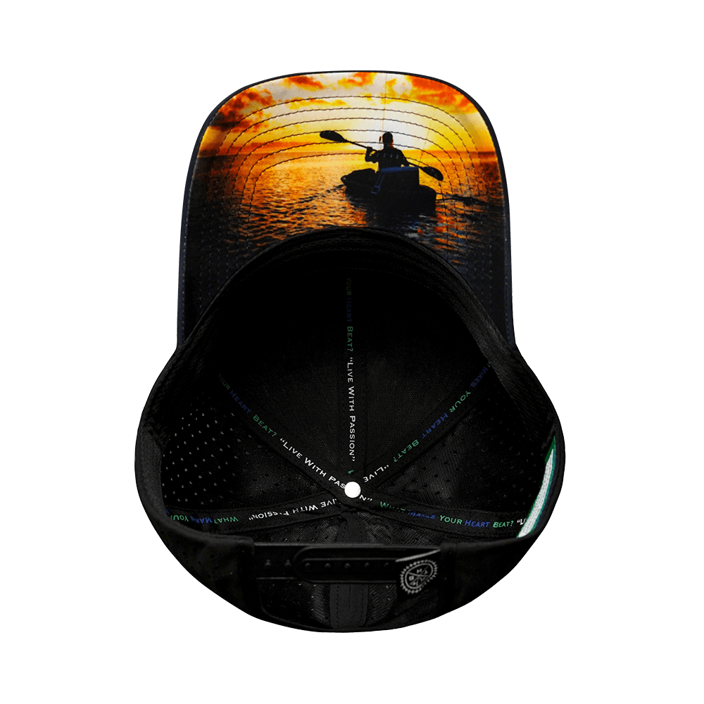 Fishing Hat, Low Profile, Ponytail, Snapback Hat, Soft Navy Camo, Black, Mens Hat, Womens Hat, Underbill Picture