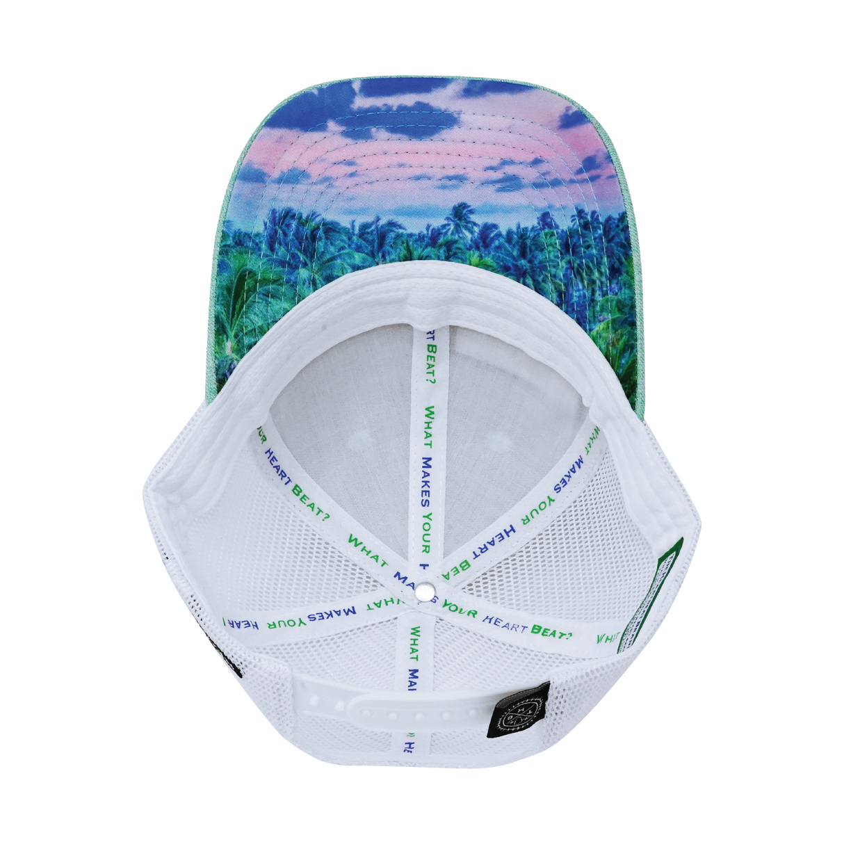 **YOUTH** Florida - 6 Panel - Shallow Fit - Teal / White - Trucker Mesh (Unisex)
