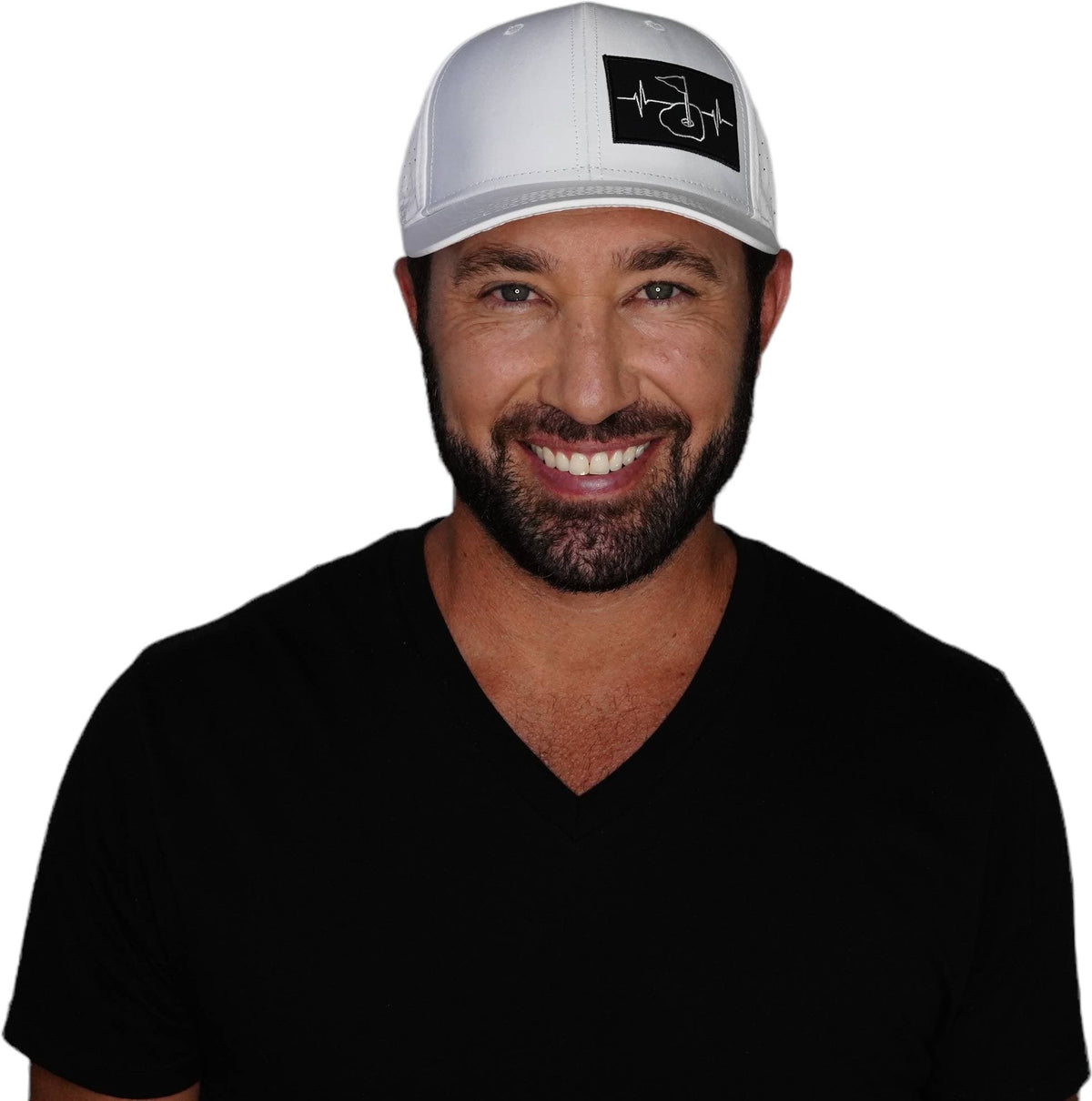 Golf Hat, Baseball Hat, Snapback Hat, White, Mens Hat, Womens Hat, Man In Hat Picture