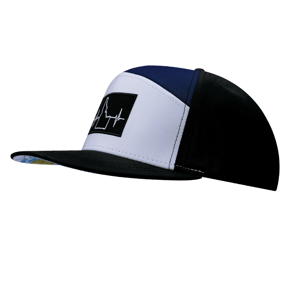 Idaho Hat, Flat Bill, Snapback Hat, Black, White, Navy, Mens Hat, Womens Hat, Side Picture