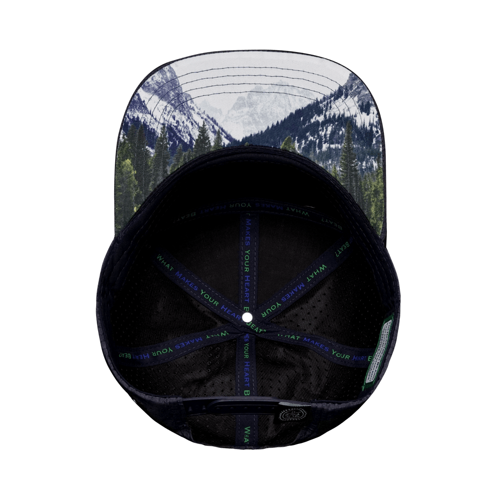 Idaho Hat, Flat Bill, Snapback Hat, Navy, Gray, Black, Mens Hat, Womens Hat, Underbill Picture