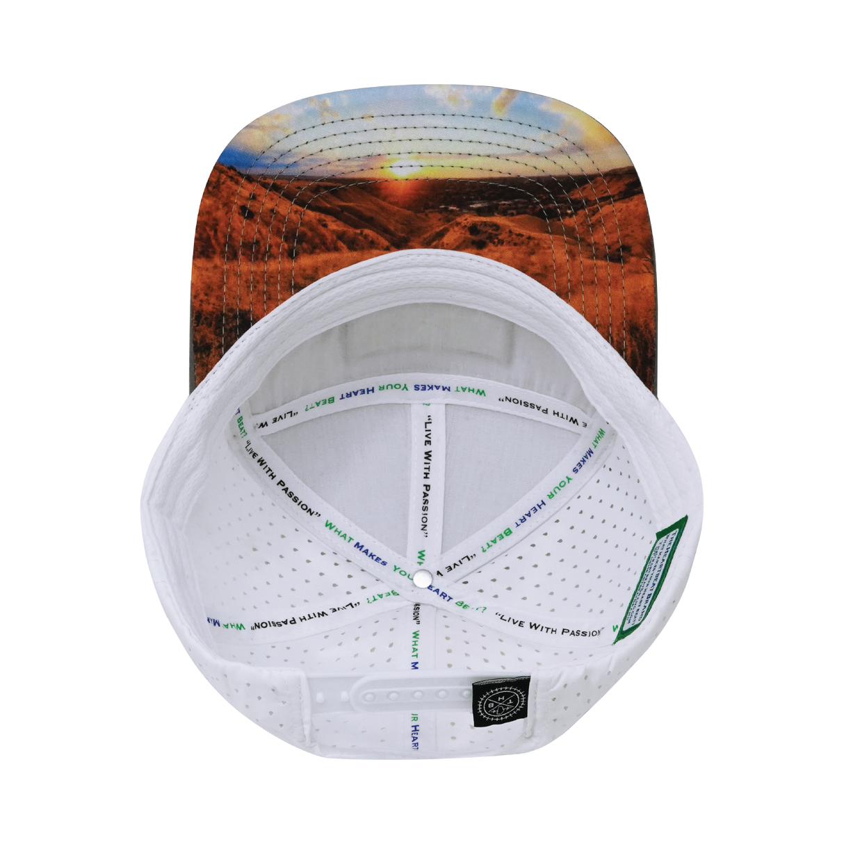 Idaho - 7 Panel - Cork - Gray / White - Laser Mesh (Unisex)