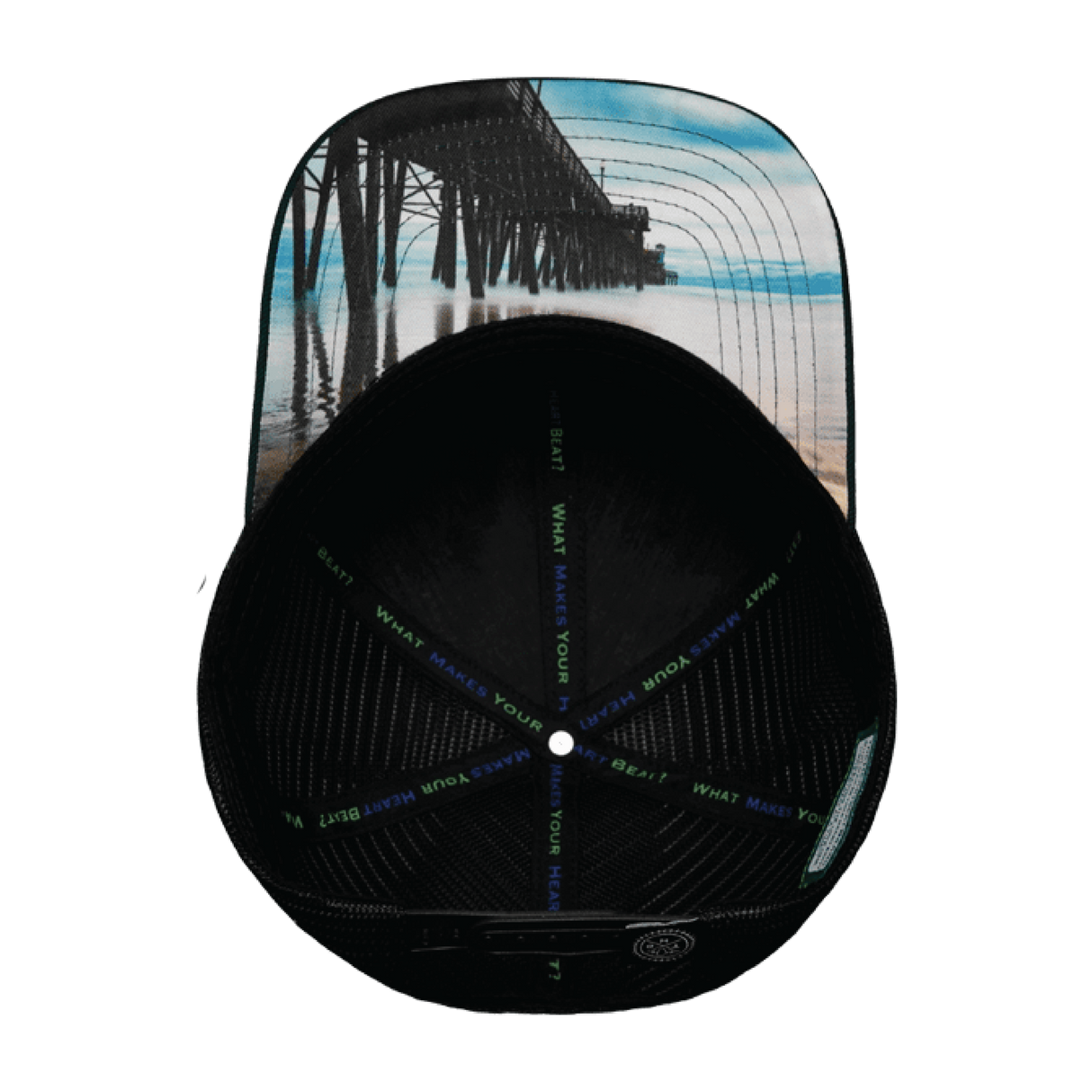 Oceanside "Oside" - 6 Panel - Cork - Green / Black - Trucker Mesh (Unisex)