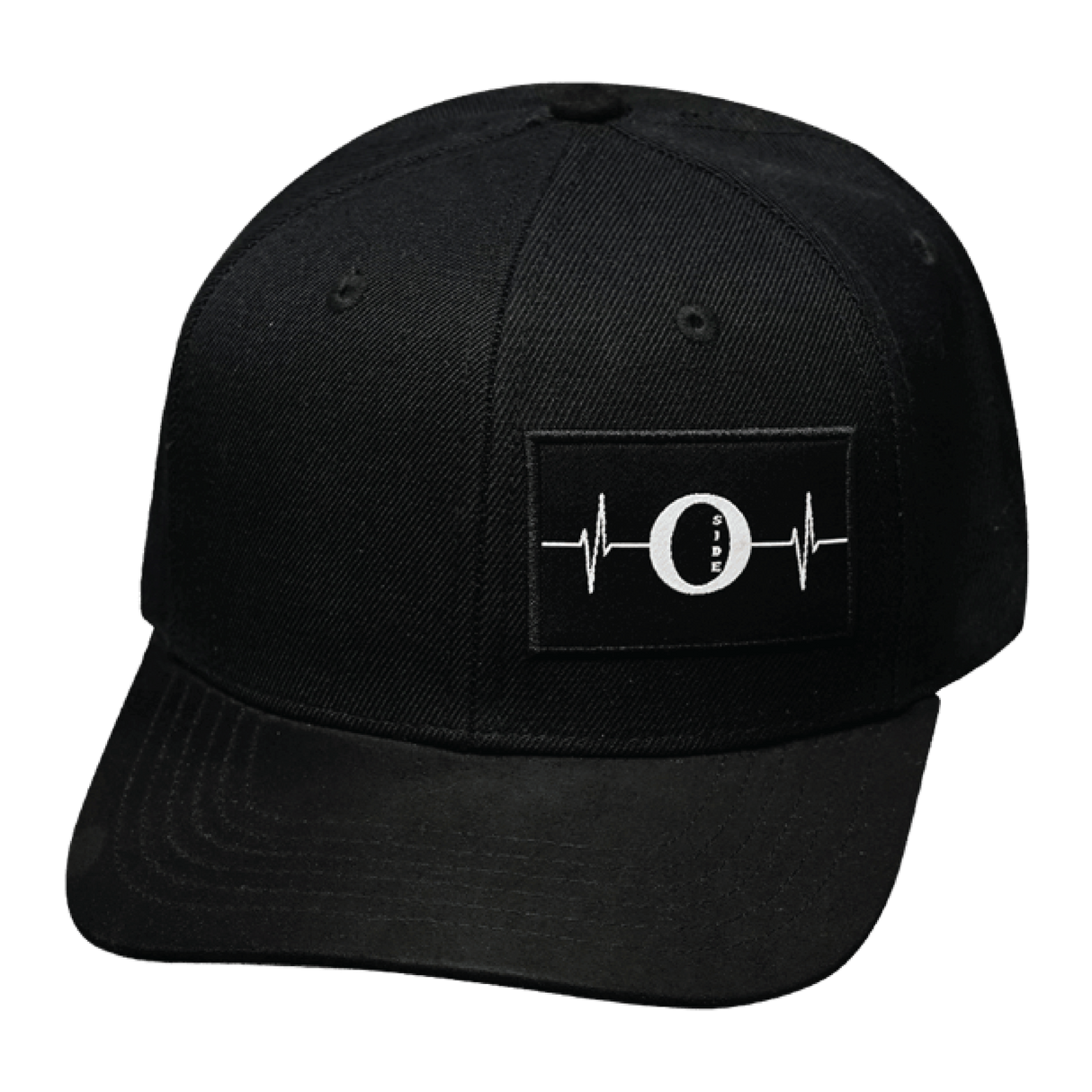 Oceanside "Oside" - 6 Panel - Black - Fabric Back (Unisex)