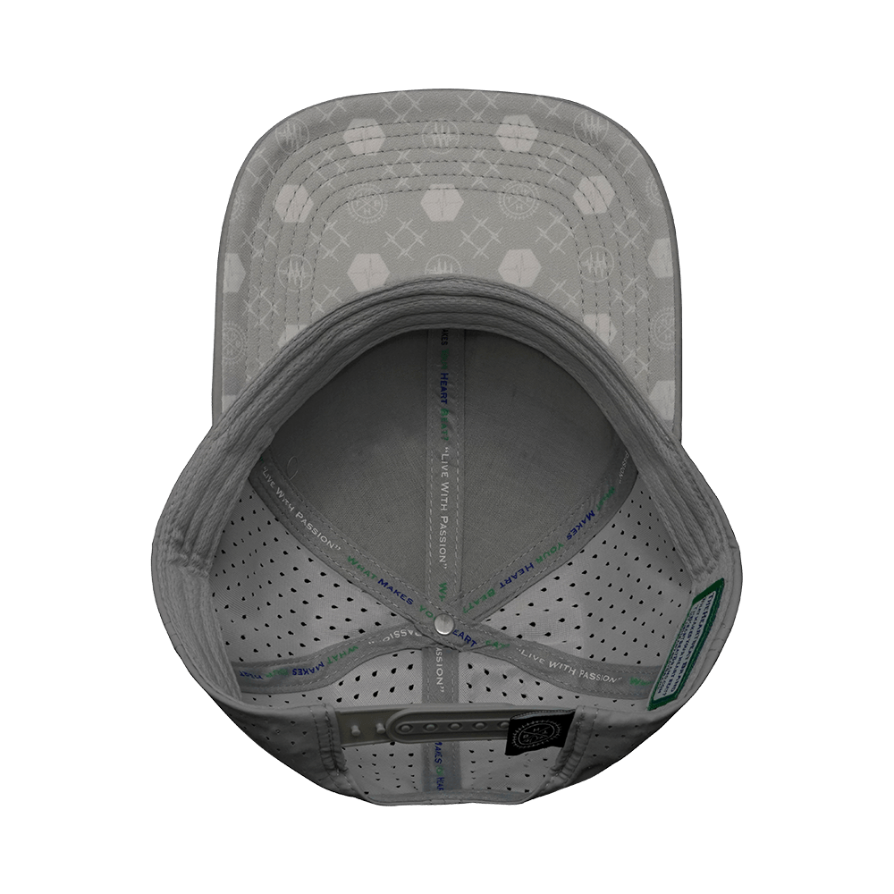 Pickleball Hat, Baseball Hat Fit, Snapback Hat, Light Gray, Mens Hat, Womens Hat, Underbill Picture