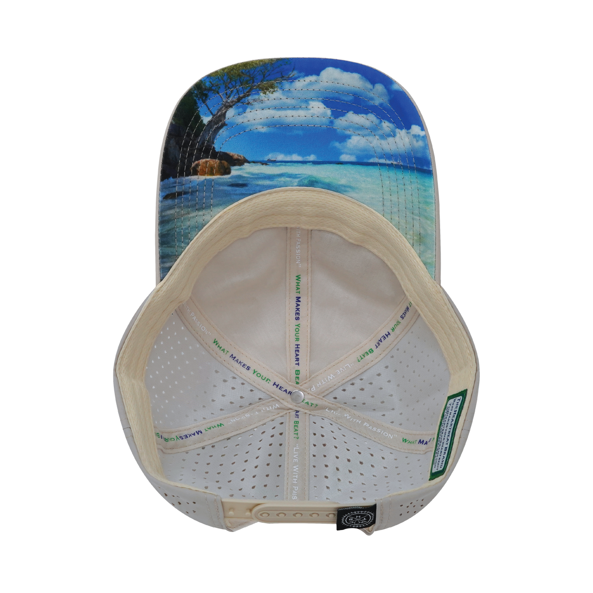 Virgin Islands Hat, Dad Hat, Snapback, Light Gray, Mens Hat, Womens Hat, Underbill Picture