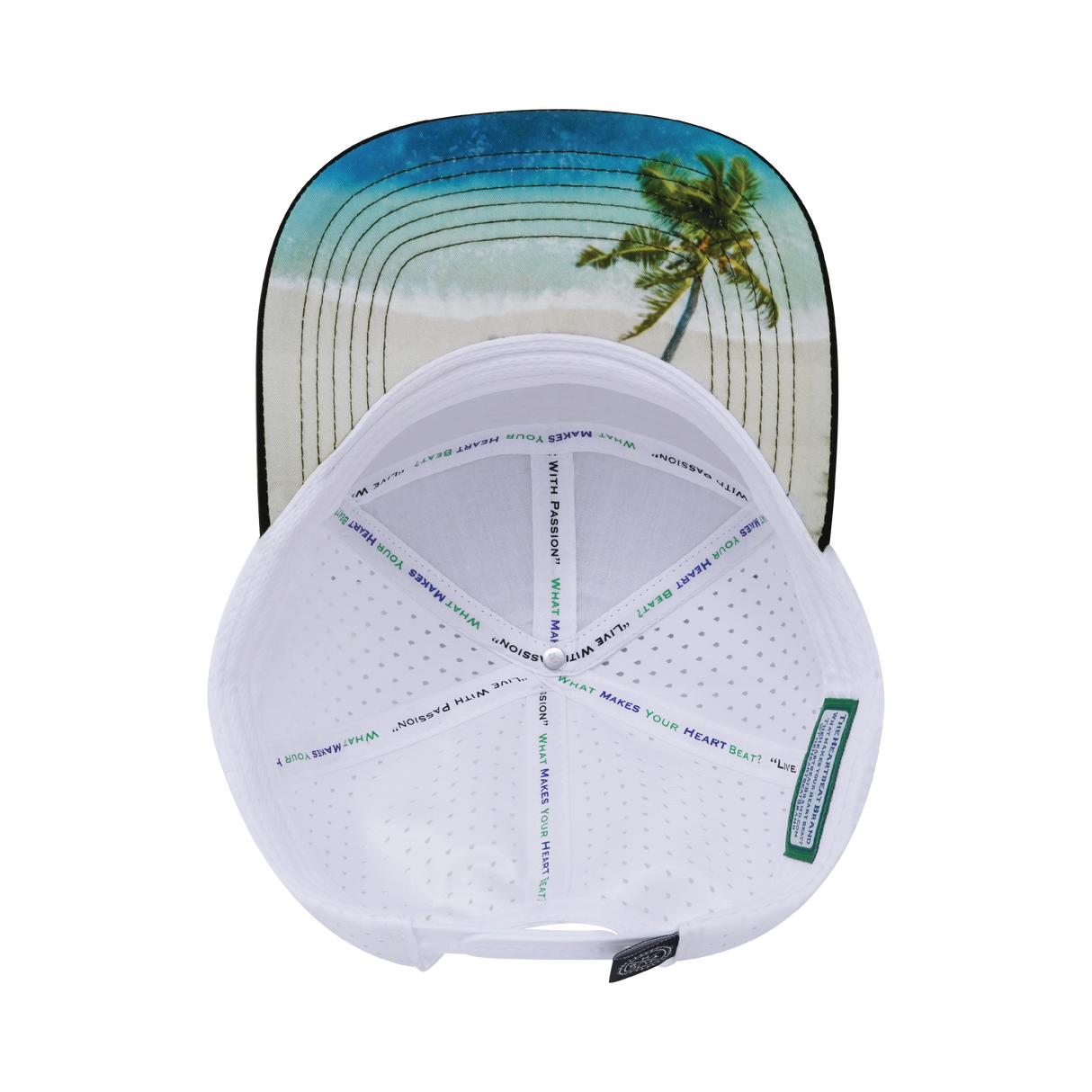 Virgin Islands Hat, Flat Bill, Snapback Hat, Cork, Black, Navy, White, Mens Hat, Womens Hat, Underbill Picture