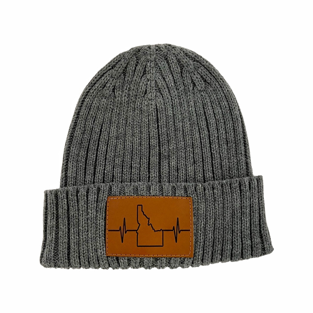 Idaho - Beanie - Ribbed Cuff - Gray (Unisex)