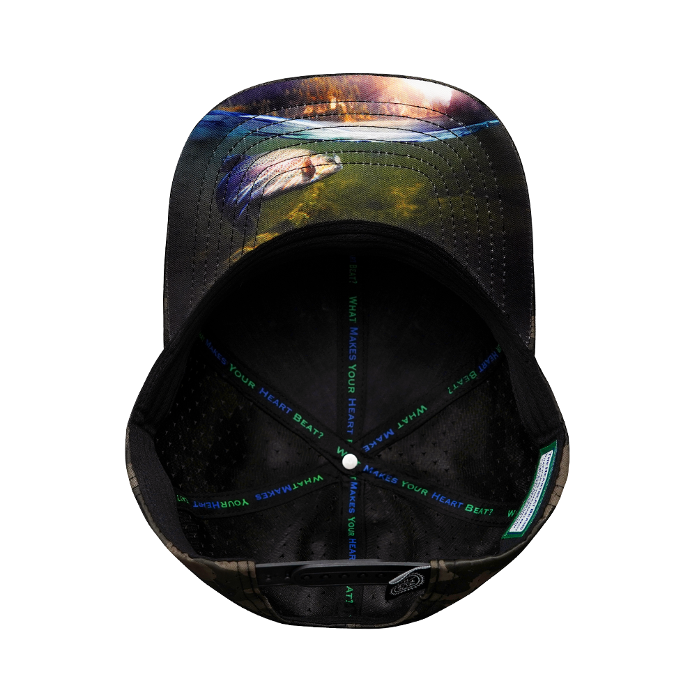 Fishing - 6 Panel - Tan Camo - Laser Mesh (Unisex)