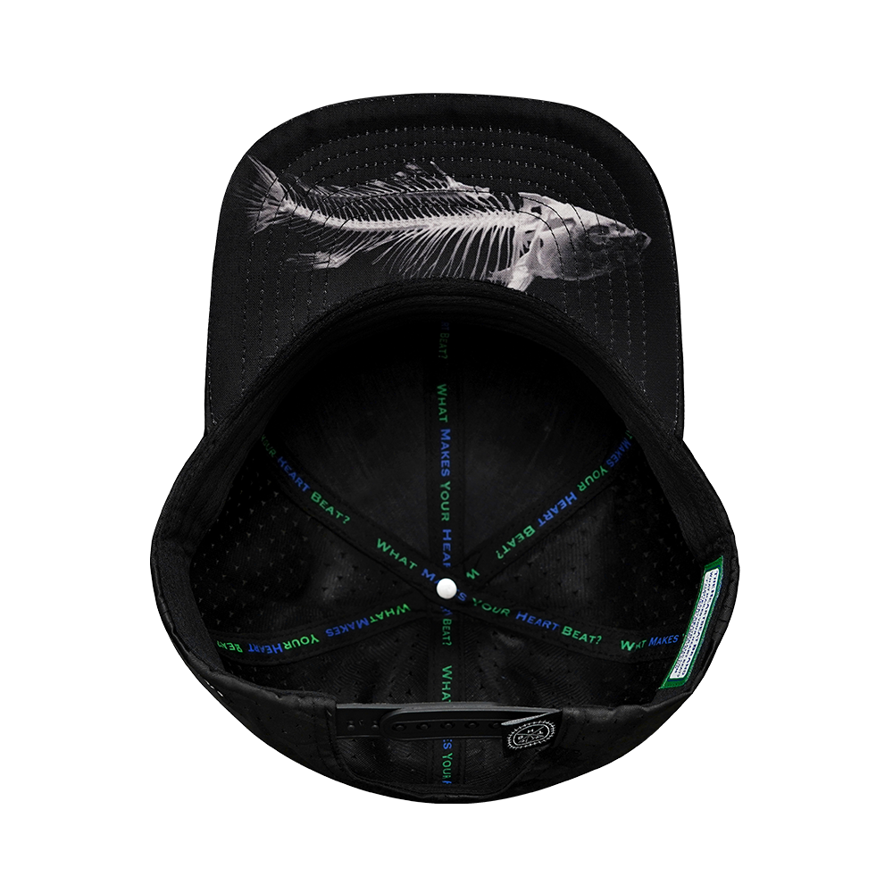 Fishing - 6 Panel - Black Camo - Laser Mesh (Unisex)