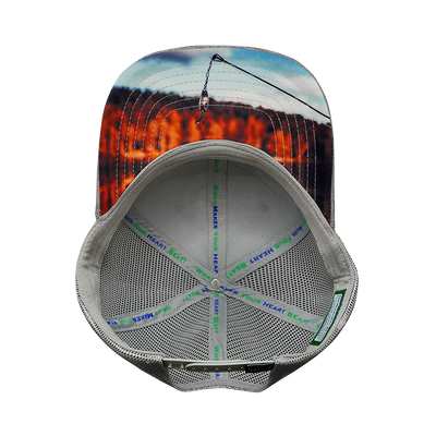 Fishing - 6 Panel - Heather Gray / Gray - Trucker Mesh (Unisex)