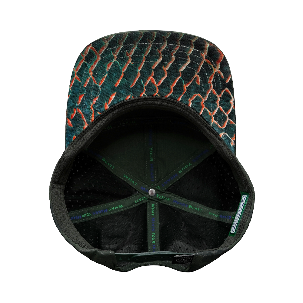 Fishing - 7 Panel - Soft Teal Camo - Laser Mesh (Unisex)