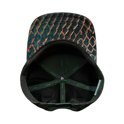 Fishing - 7 Panel - Soft Teal Camo - Laser Mesh (Unisex)
