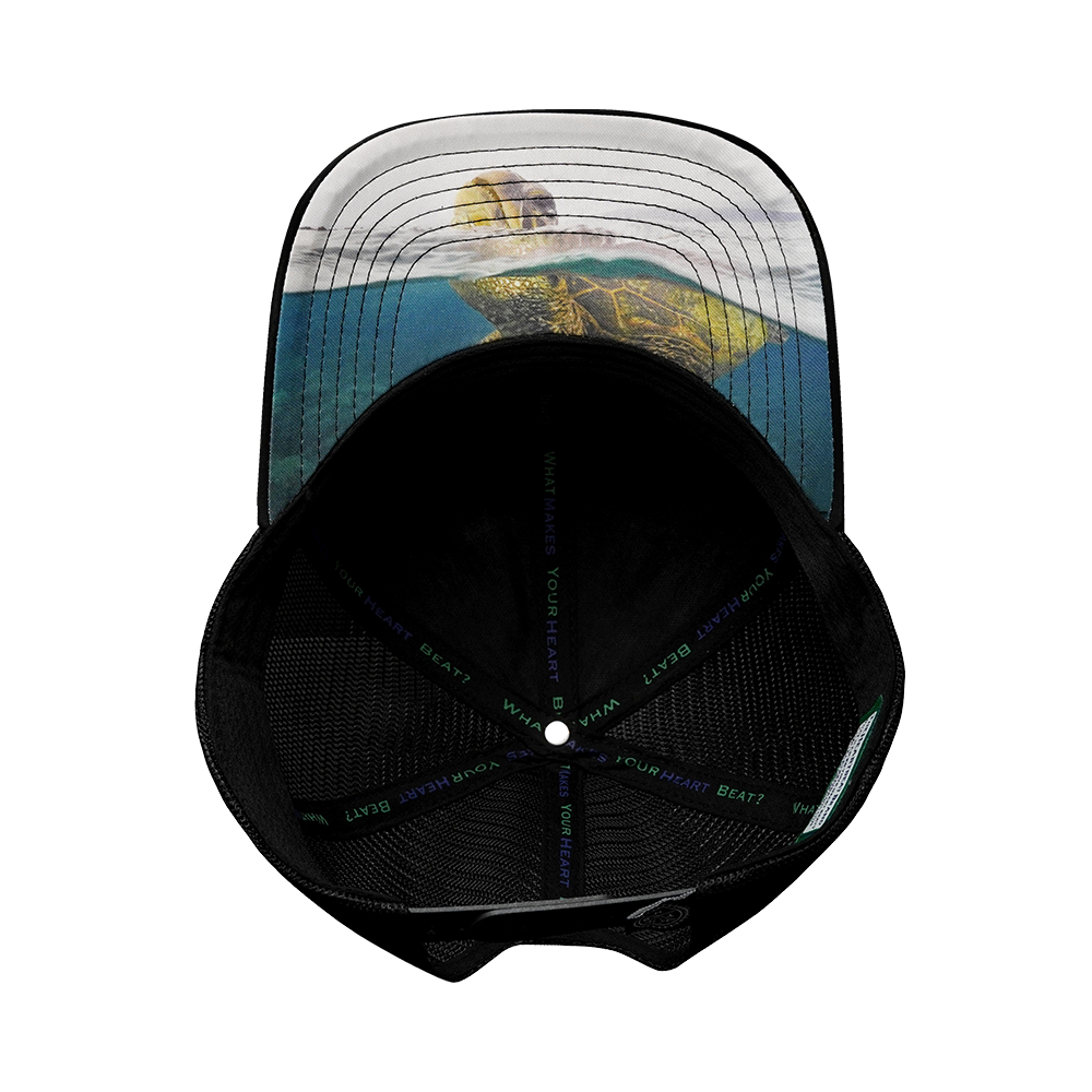 Hawaii - 6 Panel - Black - Trucker Mesh (Unisex)