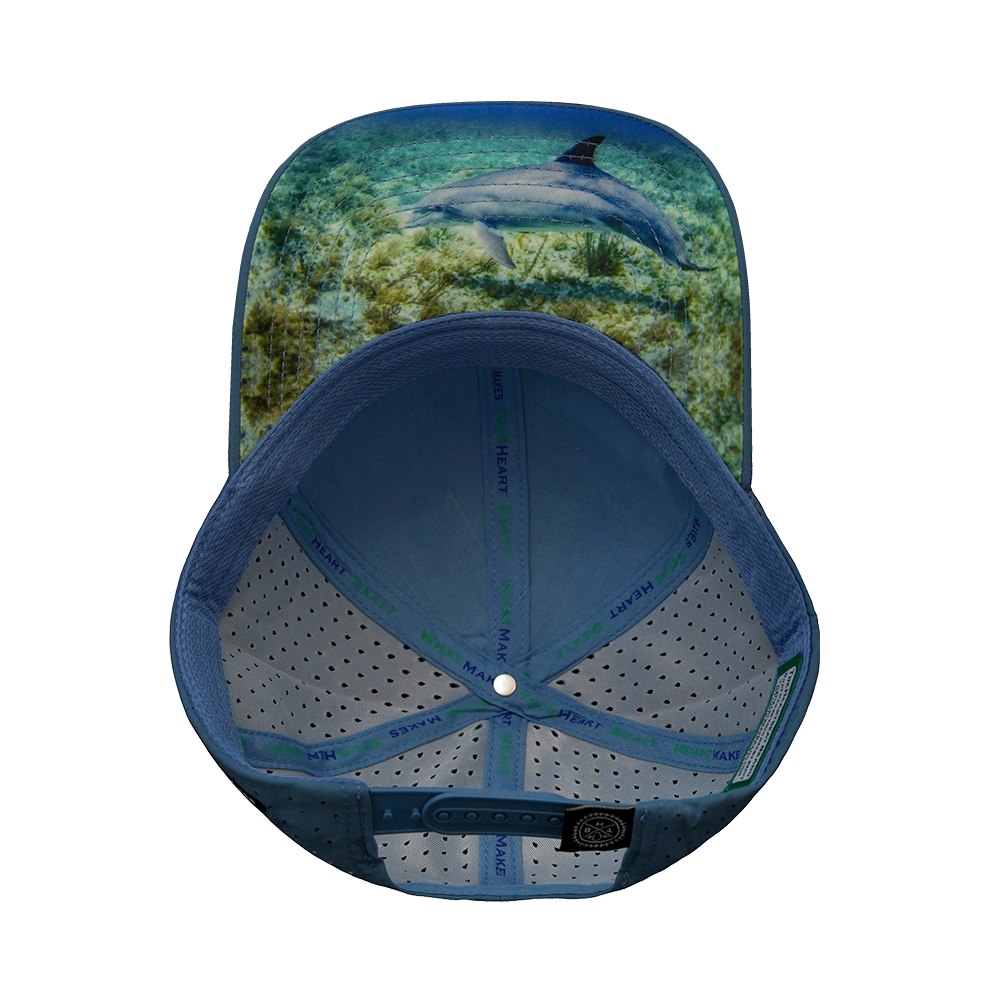 Hawaii - 6 Panel - Sea Blue - Laser Mesh (Unisex)
