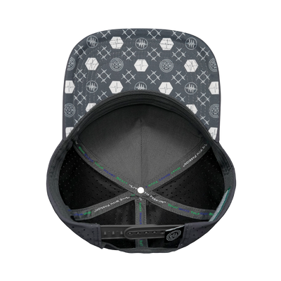 Pickleball - 5 Panel - Structured - Charcoal Gray - Laser Mesh (Unisex)