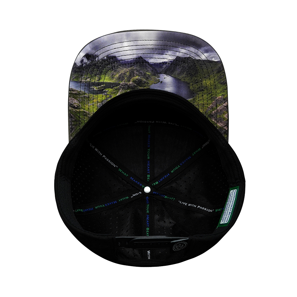 Hunting - 7 Panel - Soft Mocha Camo / Black - Laser Mesh (Unisex)