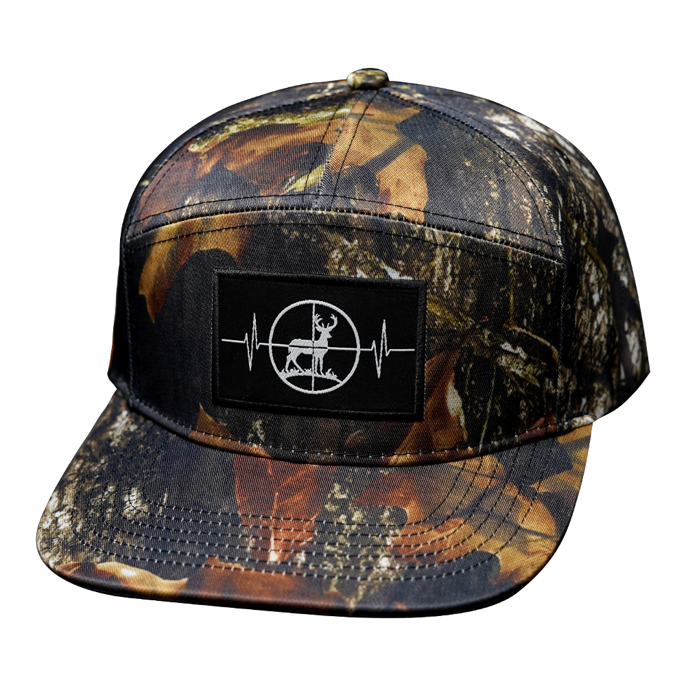 Hunting - 7 Panel - Fall Tree Camo - Fabric Back (Unisex)