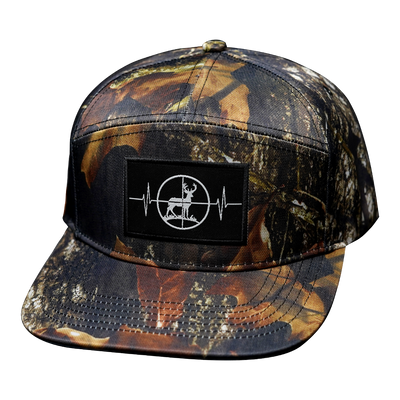 Hunting - 7 Panel - Fall Tree Camo - Fabric Back (Unisex)