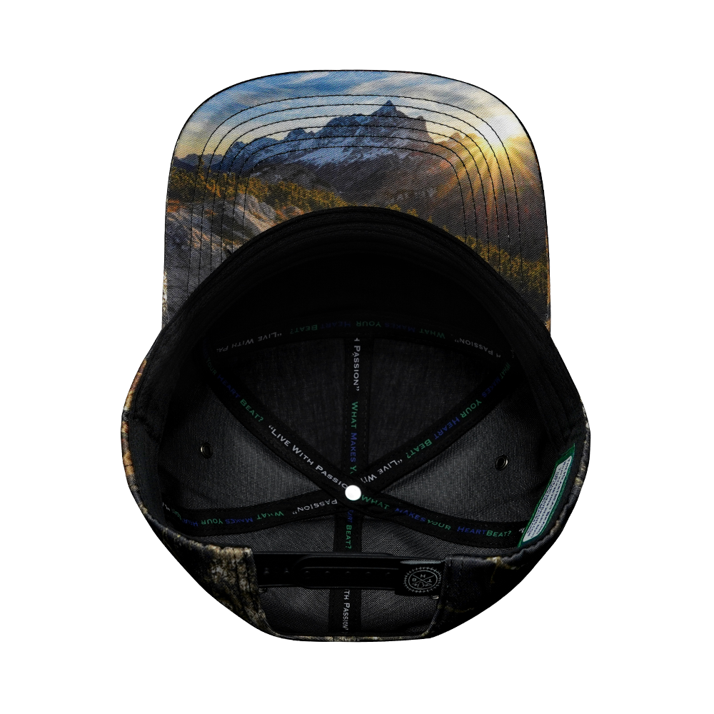 Hunting - 7 Panel - Fall Tree Camo - Fabric Back (Unisex)