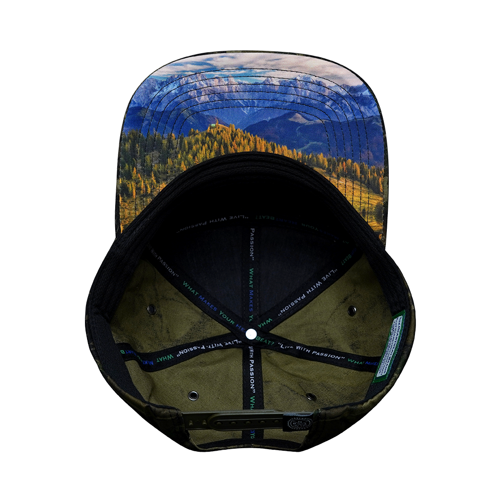 Hunting - 7 Panel - Rust Tree Camo - Fabric Back (Unisex)