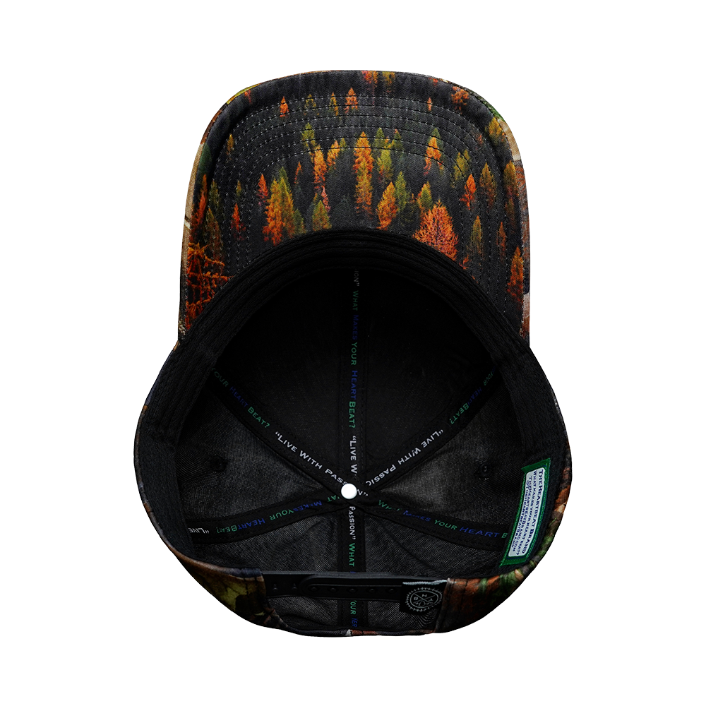 Hunting - 6 Panel - Shallow Fit - Cork - Fall Camo - Fabric Back (Unisex)