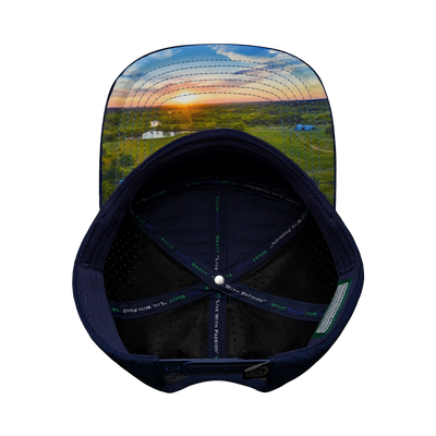 Texas - 7 Panel - Navy / Gray / White - Laser Mesh (Unisex)