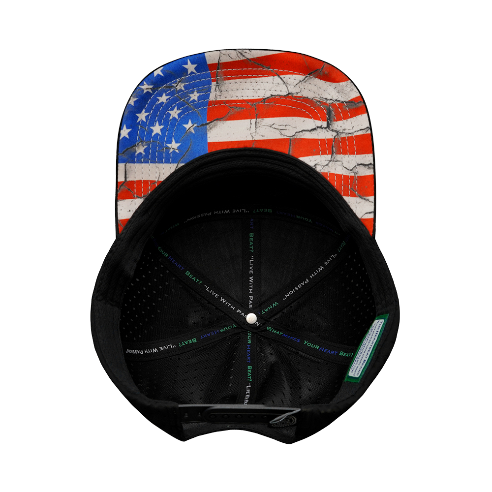 Texas - 7 Panel - Cork - Black - Laser Mesh (Unisex)