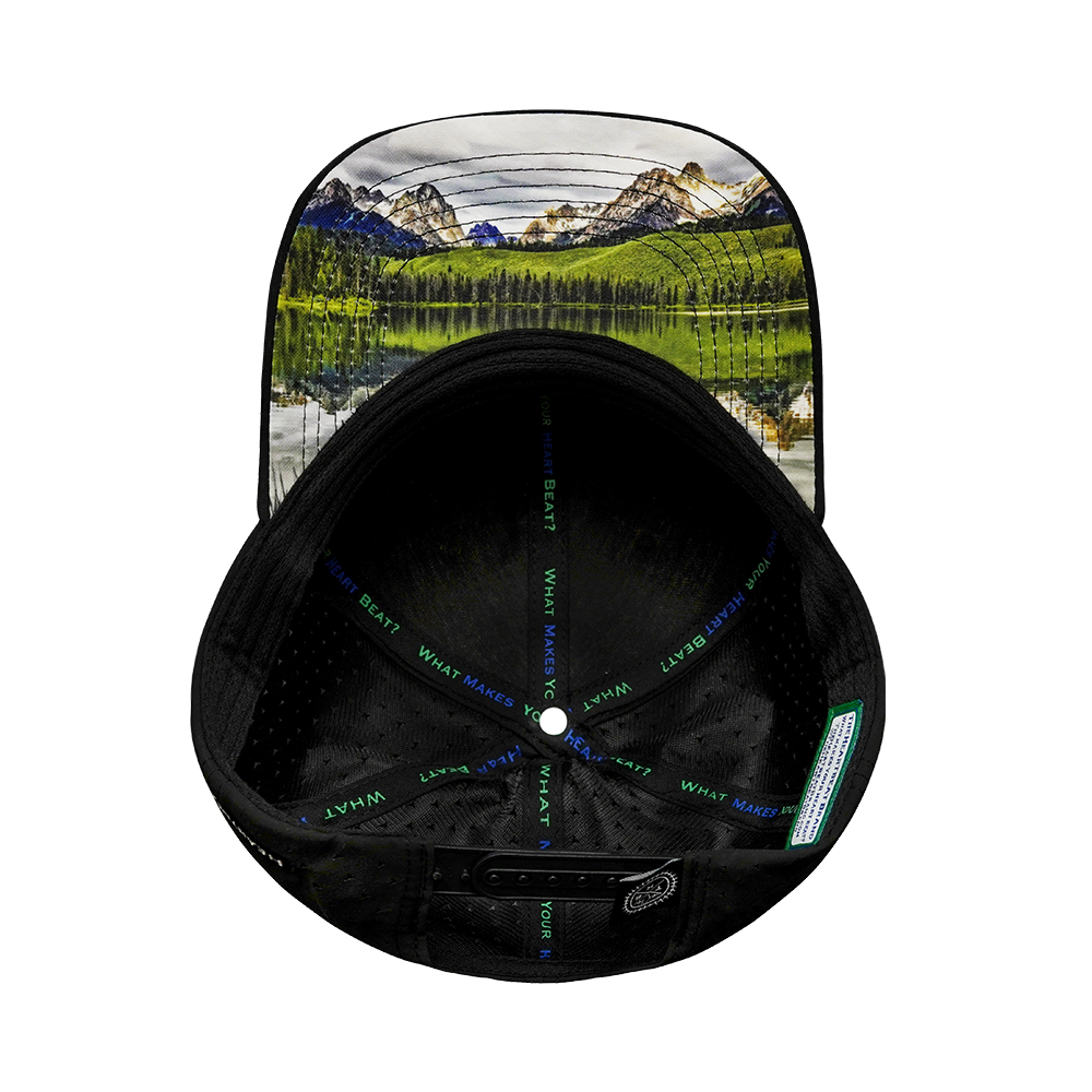 Idaho - 6 Panel - Cork - Black - Laser Mesh (Unisex)