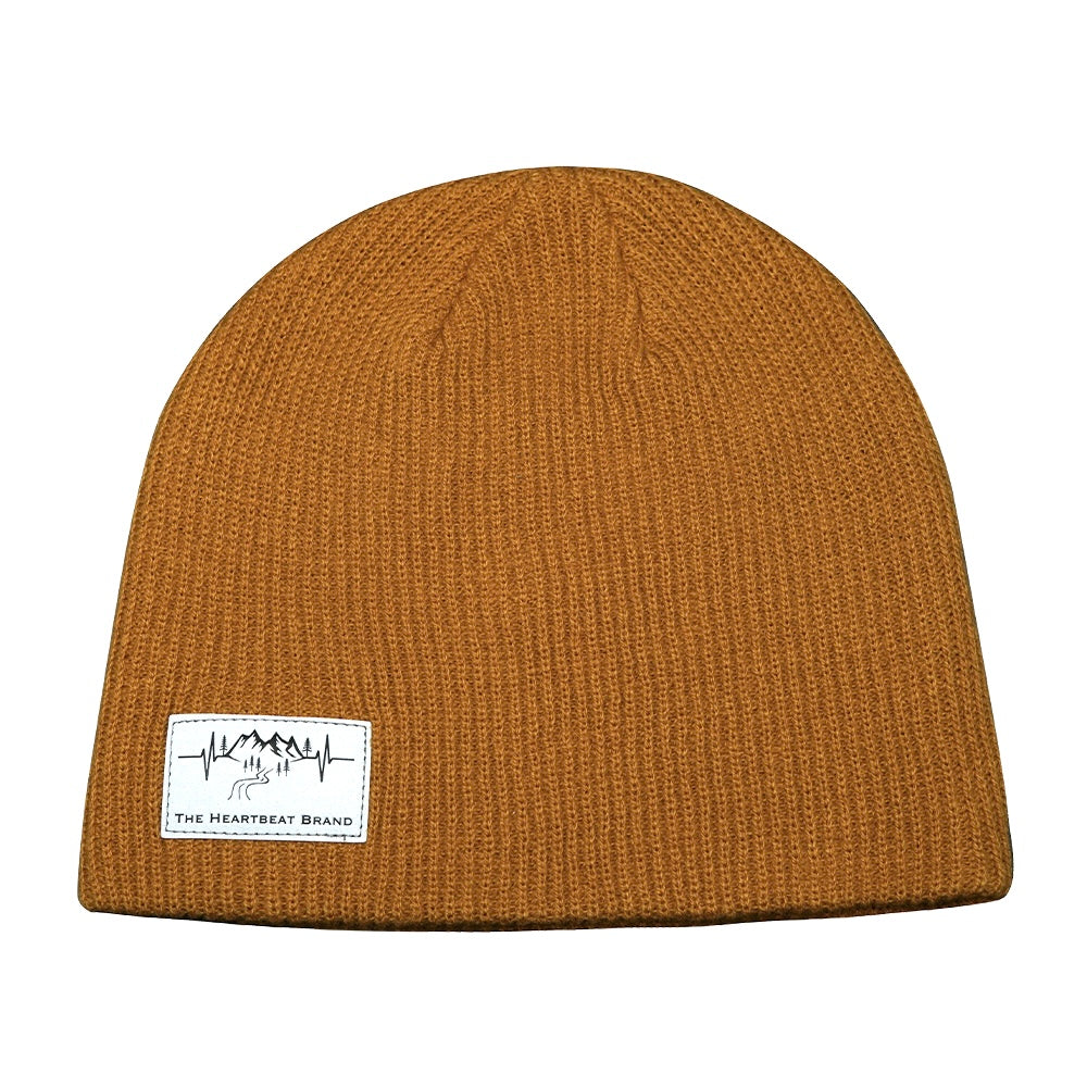 Mountains - Beanie - No Cuff - Copper (Unisex)