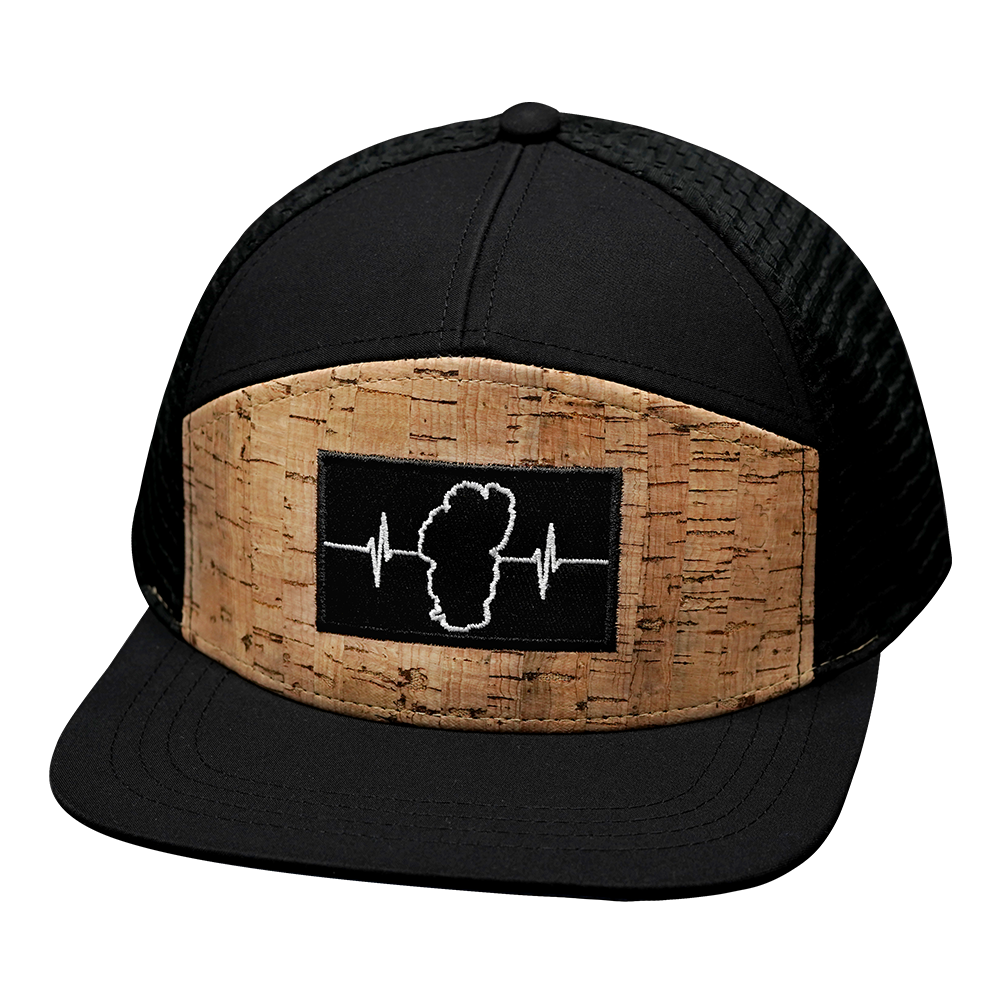 Tahoe - 7 Panel - Cork / Black - Jersey Mesh (Unisex)