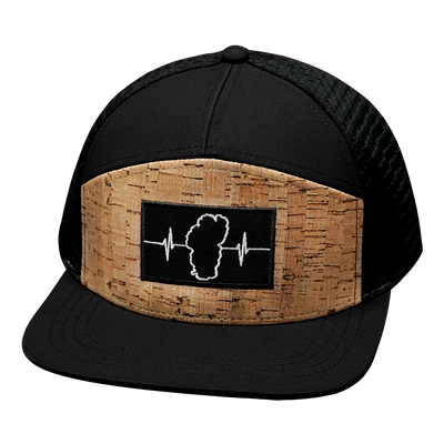 Tahoe - 7 Panel - Cork / Black - Jersey Mesh (Unisex)
