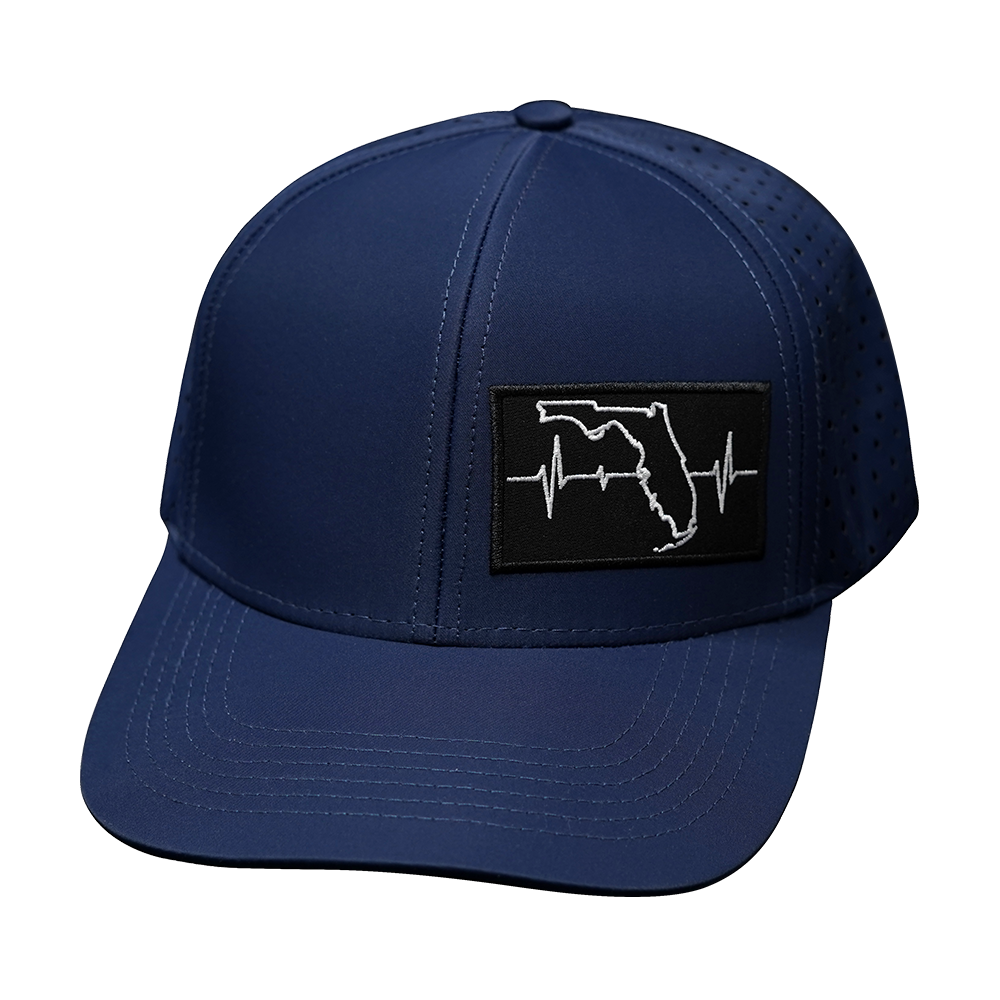 Florida - 6 Panel - Dark Blue - Laser Mesh (Unisex)