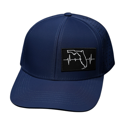 Florida - 6 Panel - Dark Blue - Laser Mesh (Unisex)
