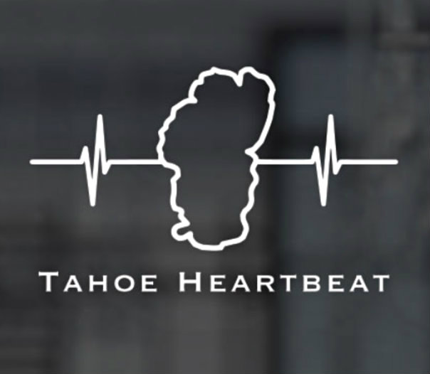 Tahoe Heartbeat - Sticker - Vinyl White