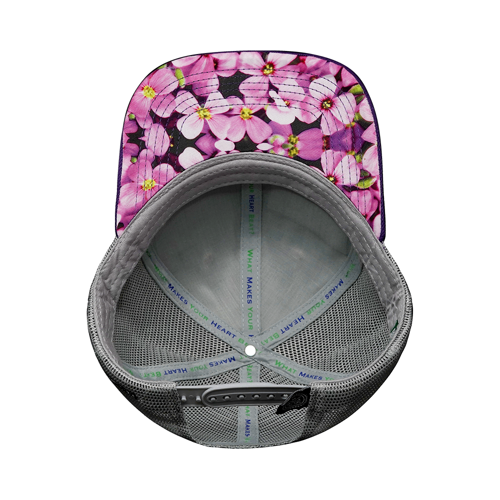 Florida - 6 Panel - Cork - Purple / Gray - Trucker Mesh (Unisex)