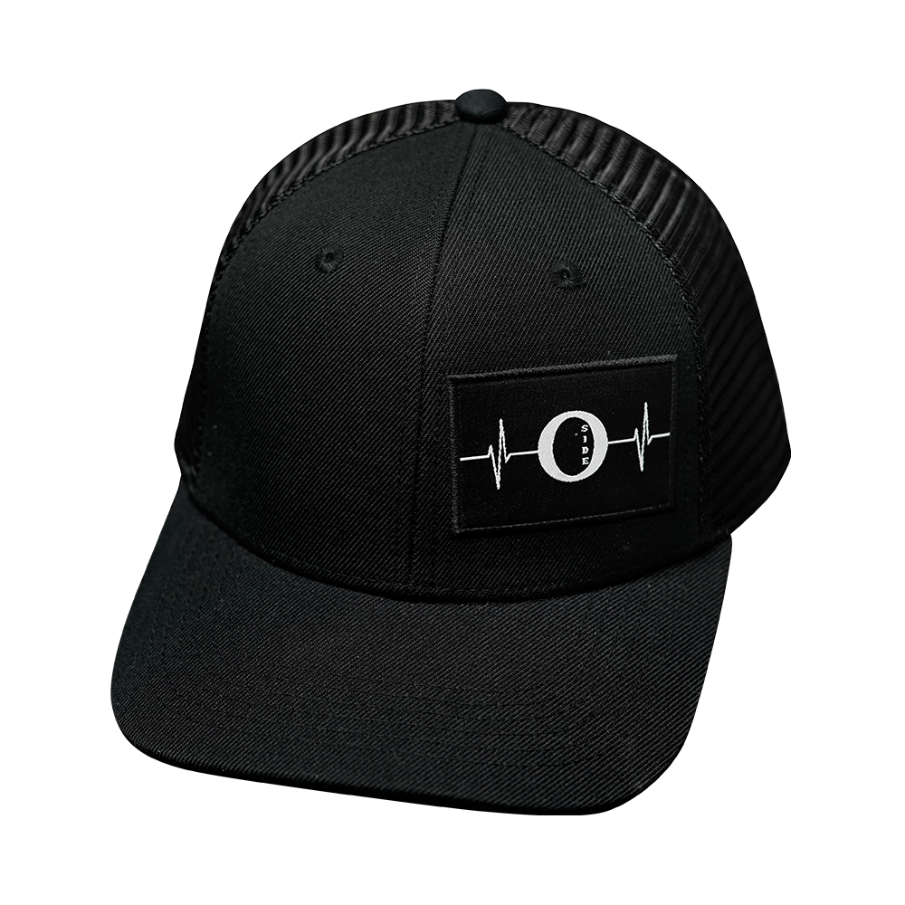 Oceanside "Oside" - 6 Panel - Black - Trucker Mesh (Unisex)