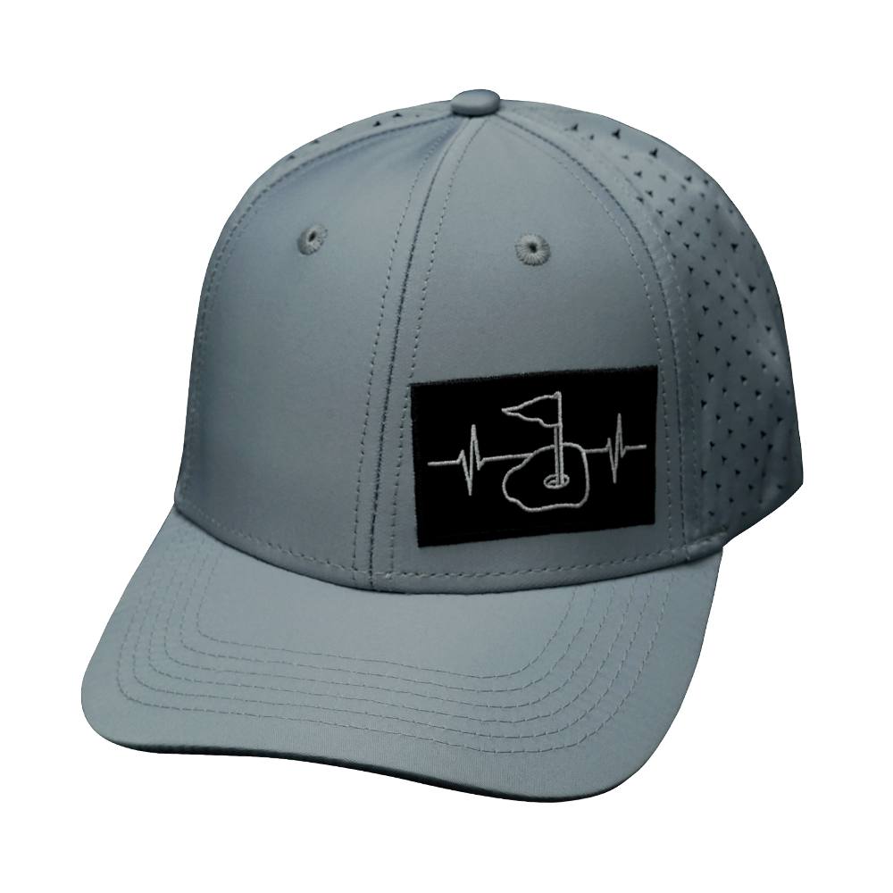 Golf - 6 Panel - Shallow Fit - Blue Ice (No Photo) - Laser Mesh (Unisex)
