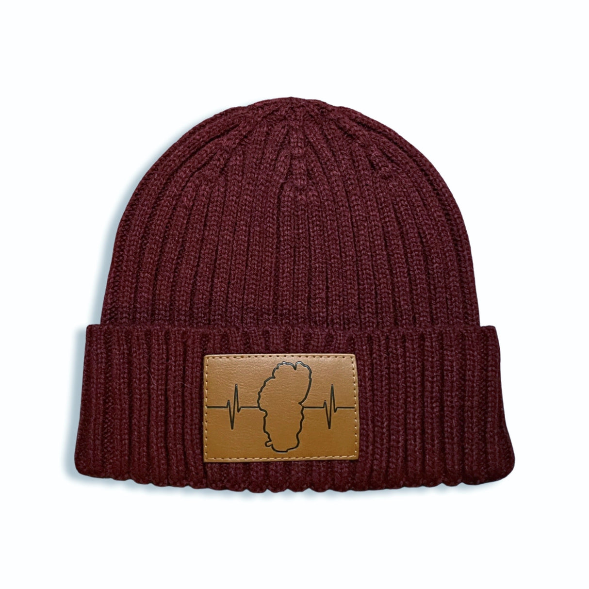Tahoe - Beanie - Ribbed Cuff - Maroon (Unisex)