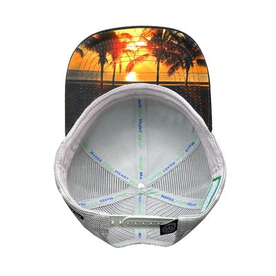 Florida - 6 Panel - Black / Gray - Trucker Mesh (Unisex)
