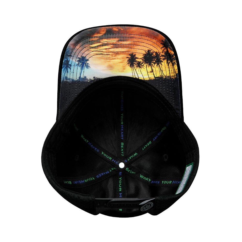 Florida - 6 Panel - AirMesh - Athletic Fit - Black - Fabric Back (Unisex)