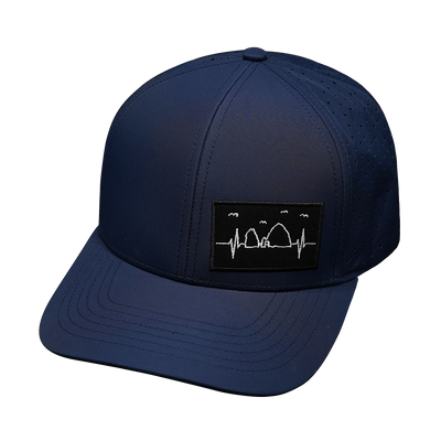 Cabo - 6 Panel - Dark Blue - Laser Mesh (Unisex)
