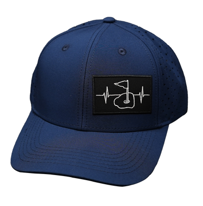 Golf - 6 Panel - Dark Blue (No Photo) - Laser Mesh (Unisex)