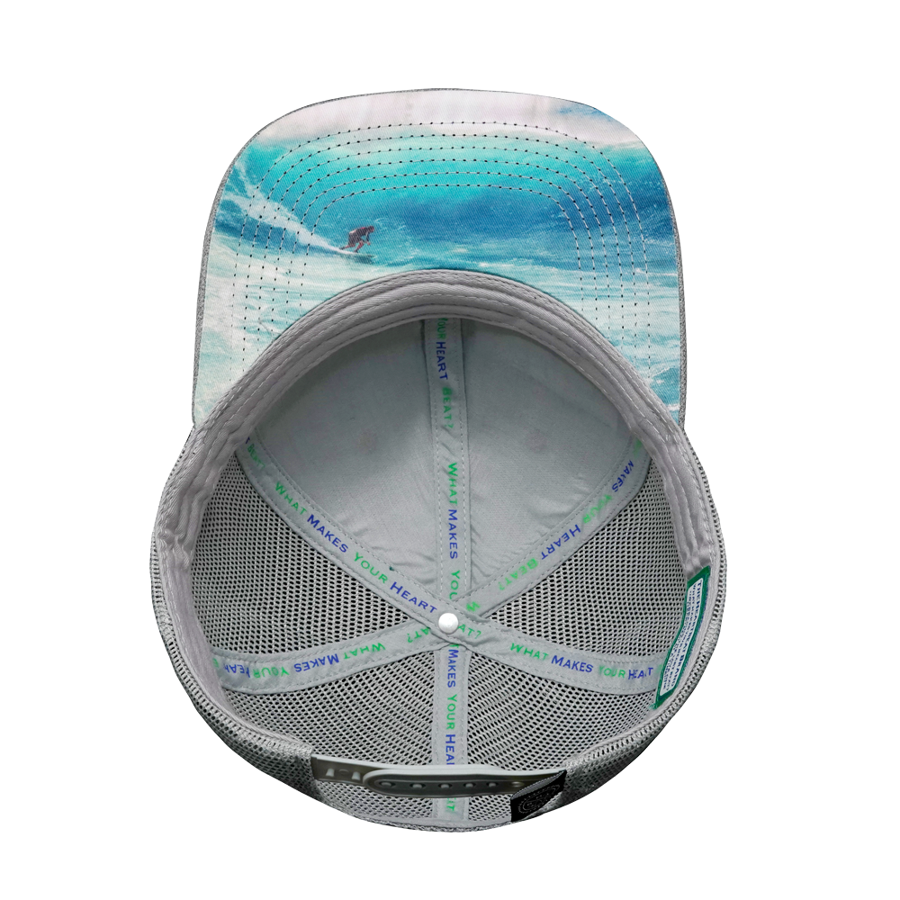 Surf - 6 Panel - Cork - Heather Gray / Gray - Trucker Mesh (Unisex)