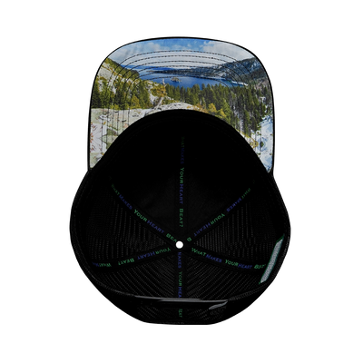 Tahoe - 6 Panel - Tan Camo / Black - Trucker Mesh (Unisex)