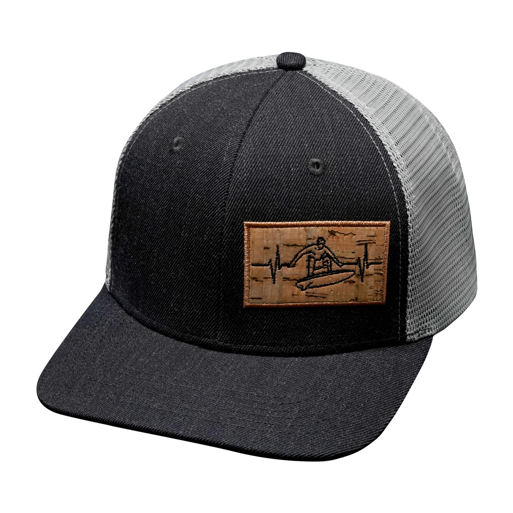 Surf - 6 Panel - Charcoal / Gray - Trucker Mesh (Unisex)