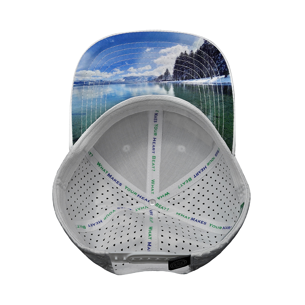 Tahoe - 6 Panel - White - Laser Mesh (Unisex)