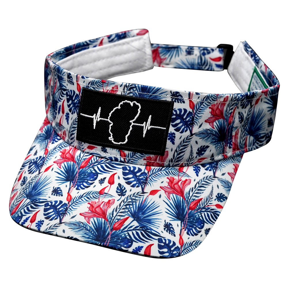 Tahoe - Visor - White Floral (Unisex)