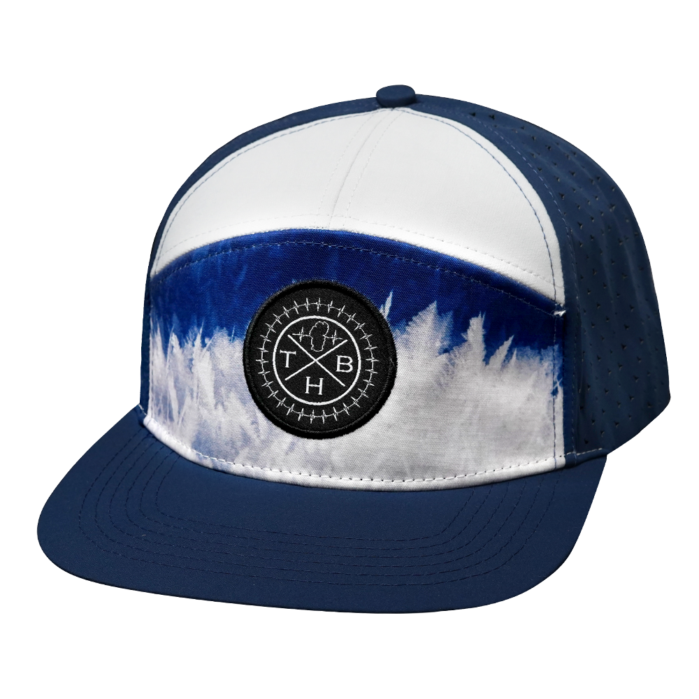 THB - 7 Panel - Ice Crystals / Navy - Laser Mesh (Unisex)
